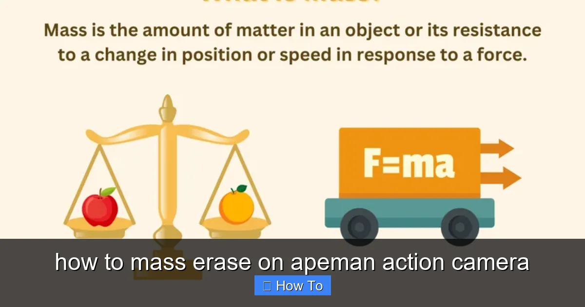 how to mass erase on apeman action camera - content1 visual guide
