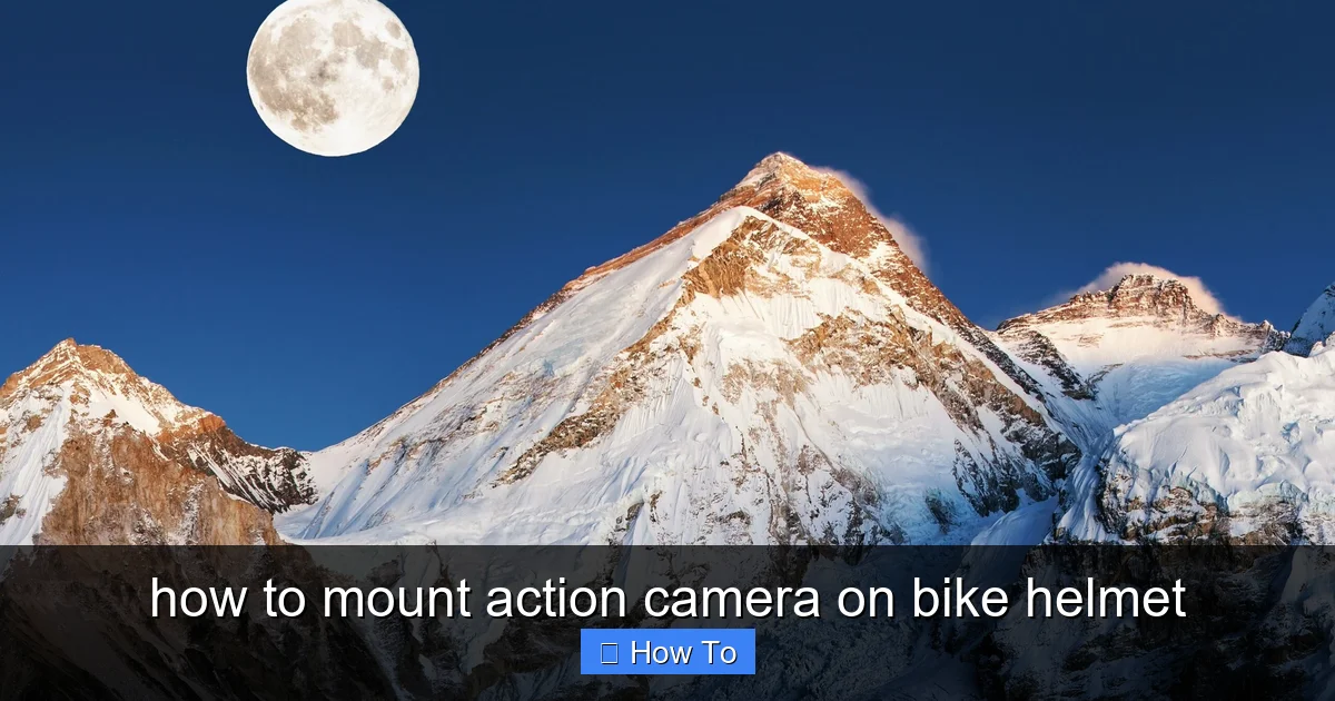 how to mount action camera on bike helmet - content1 visual guide