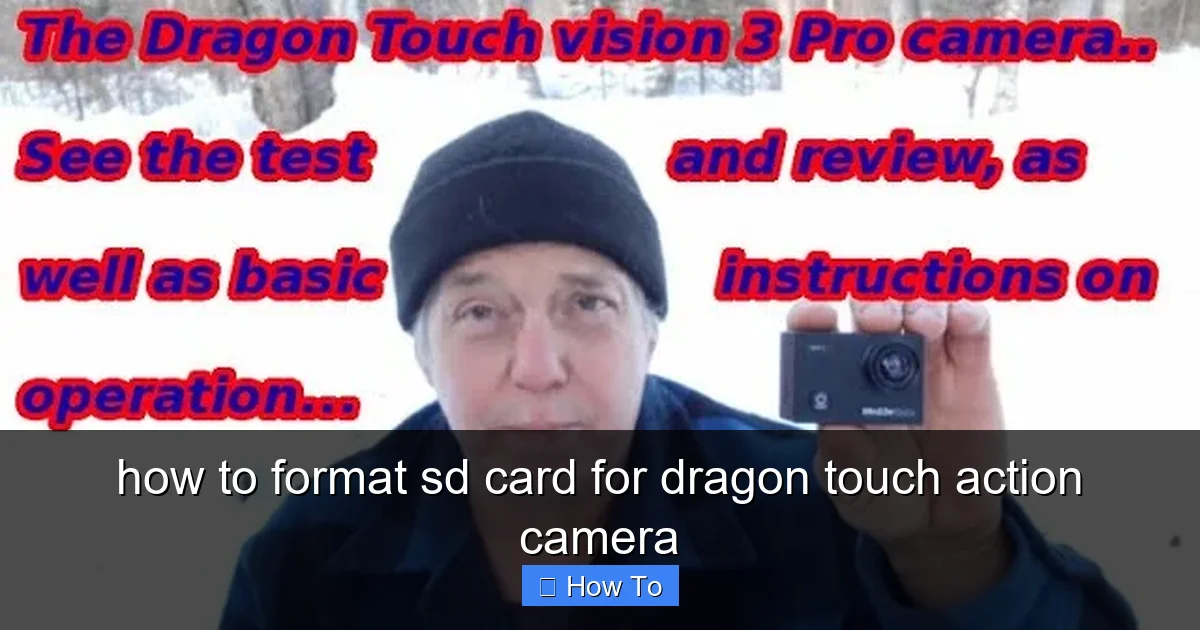 how to format sd card for dragon touch action camera - content2 visual guide