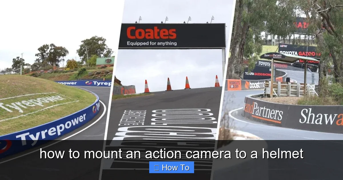 how to mount an action camera to a helmet - content2 visual guide