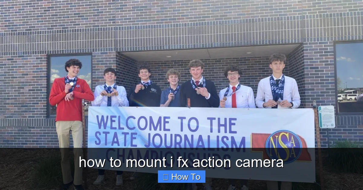 how to mount i fx action camera - content2 visual guide
