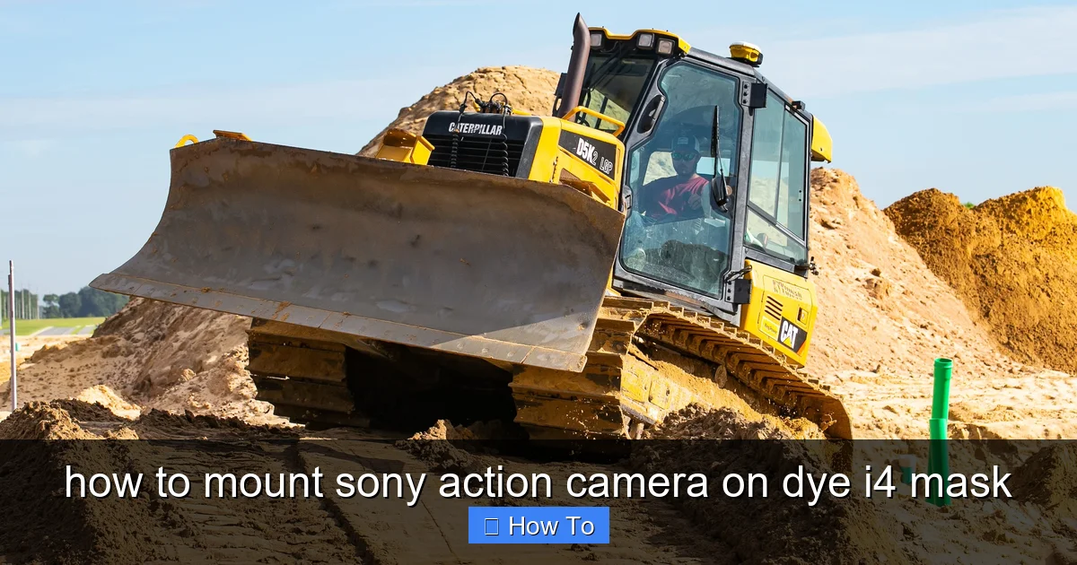 how to mount sony action camera on dye i4 mask - content1 visual guide
