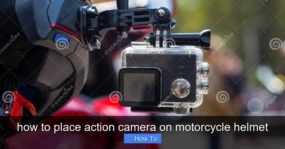 how to place action camera on motorcycle helmet - content1 visual guide