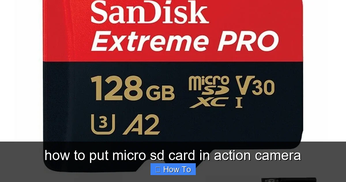 how to put micro sd card in action camera - content2 visual guide