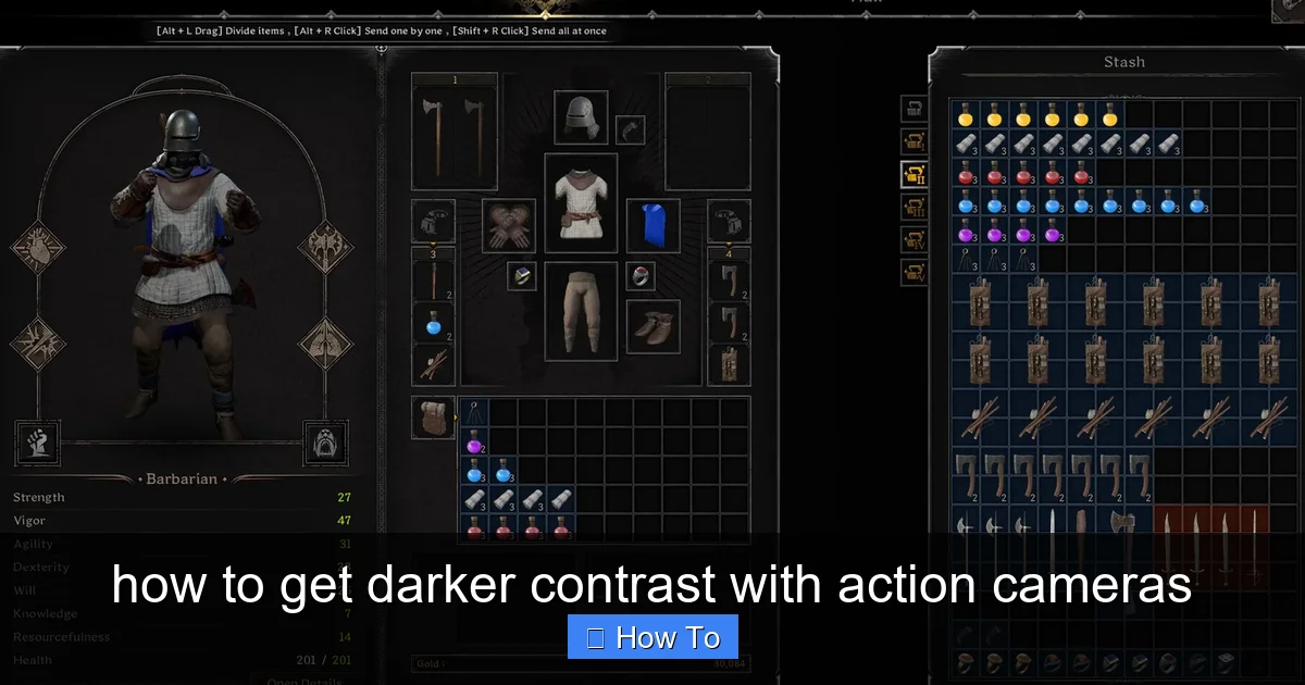 how to get darker contrast with action cameras - content1 visual guide
