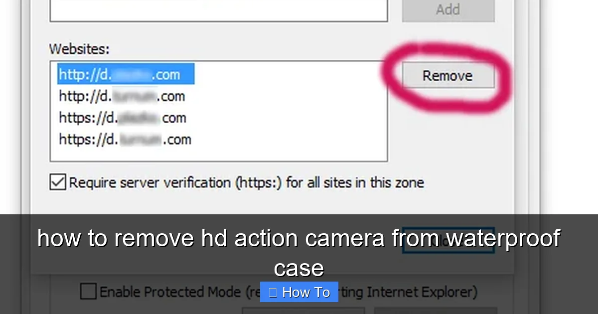how to remove hd action camera from waterproof case - content2 visual guide