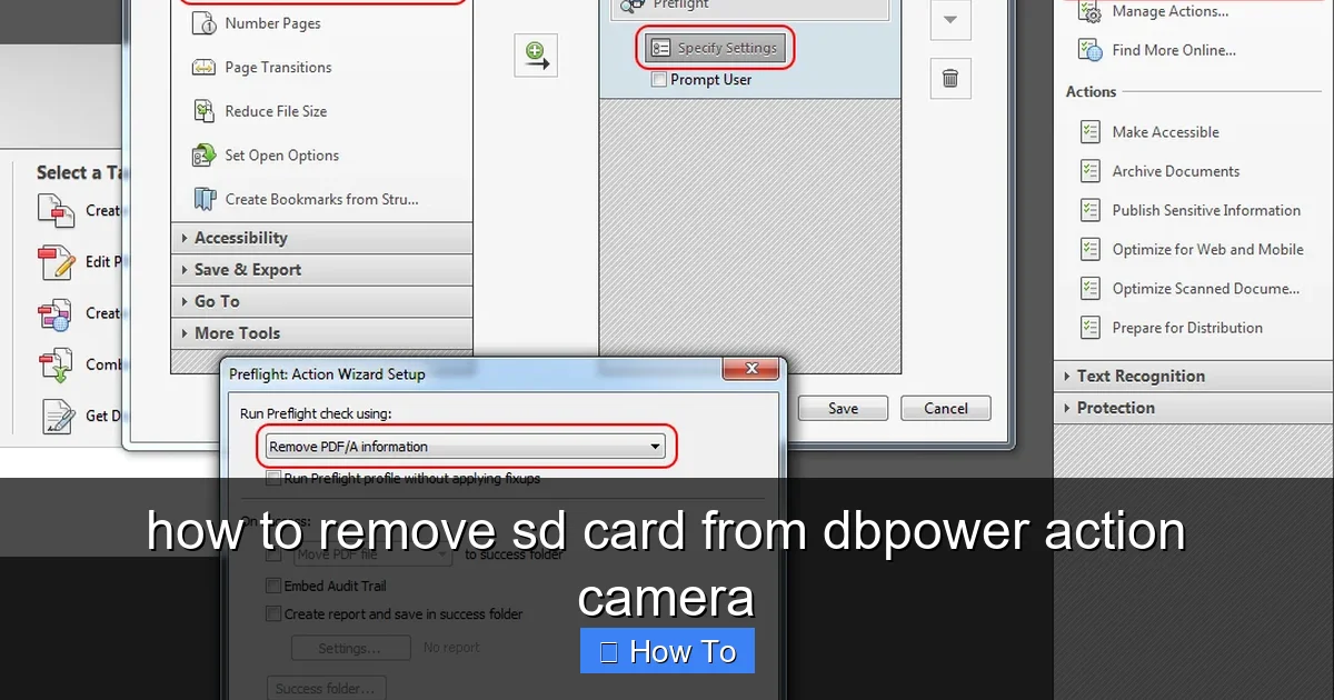 how to remove sd card from dbpower action camera - content1 visual guide