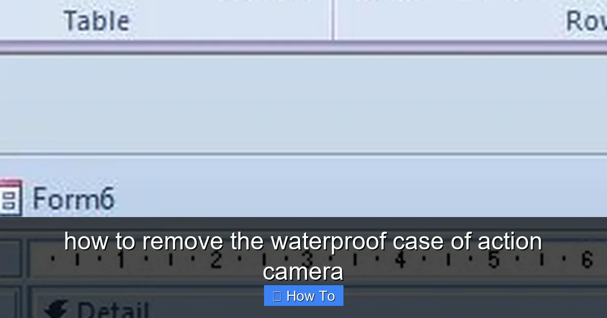 how to remove the waterproof case of action camera - content2 visual guide