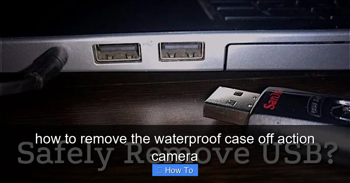 how to remove the waterproof case off action camera - content1 visual guide