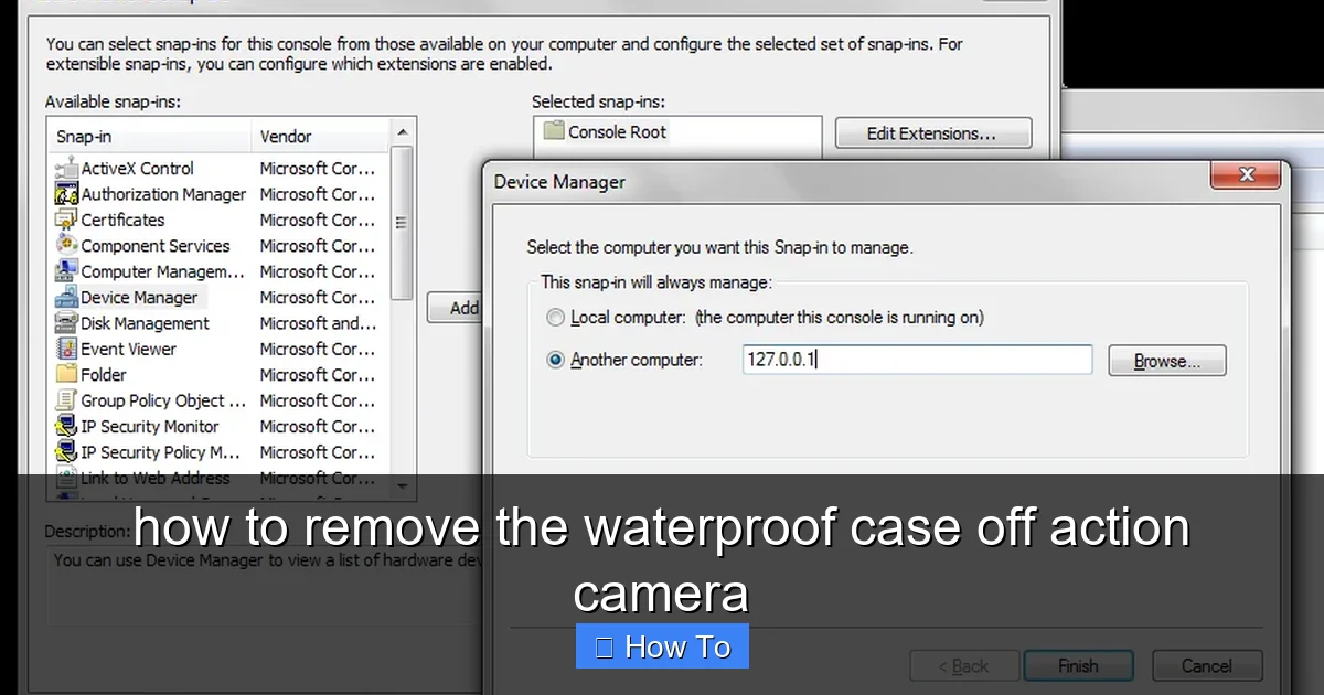 how to remove the waterproof case off action camera - content2 visual guide