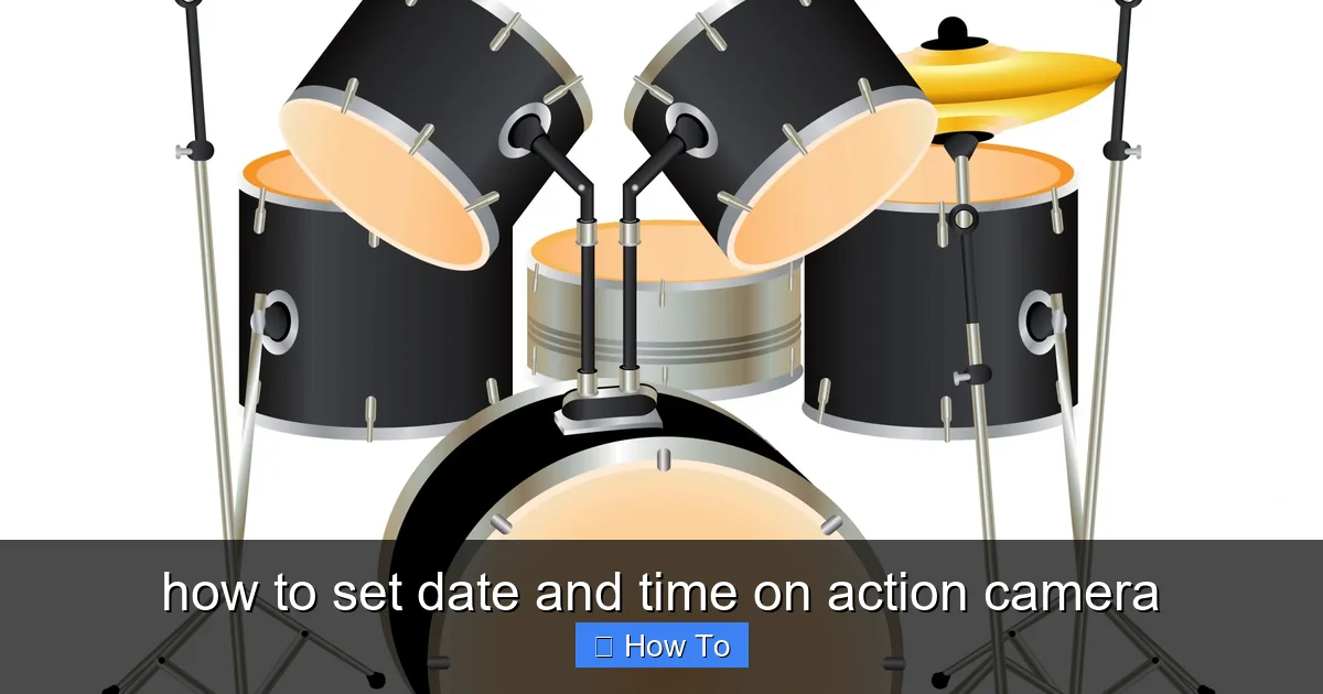 how to set date and time on action camera - content2 visual guide
