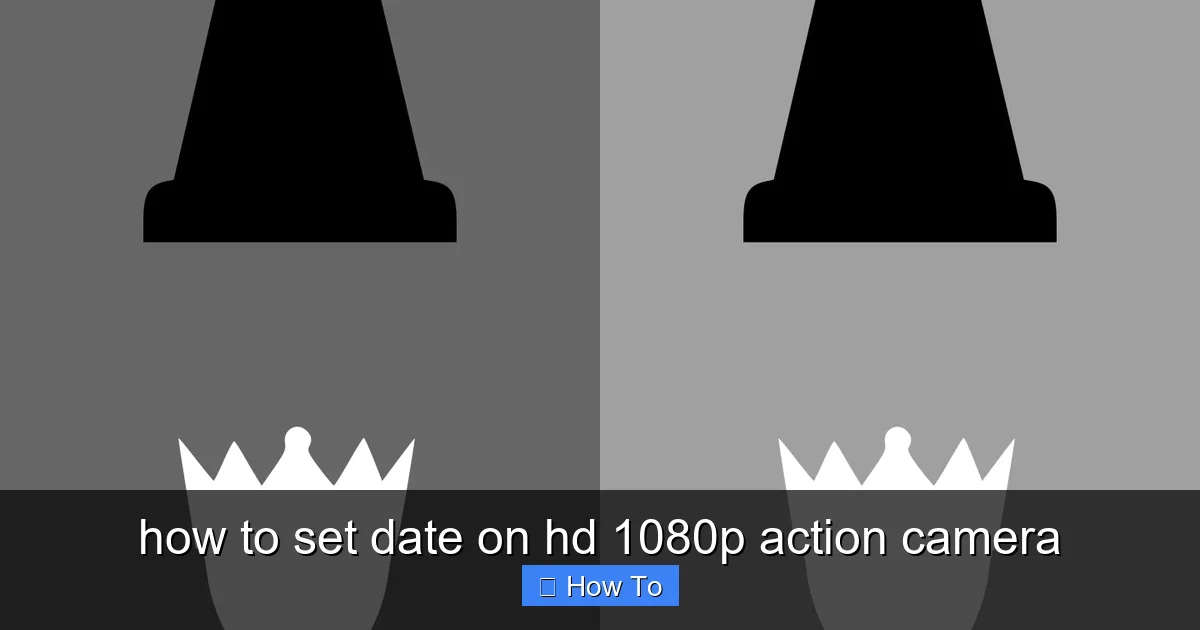 how to set date on hd 1080p action camera - content1 visual guide