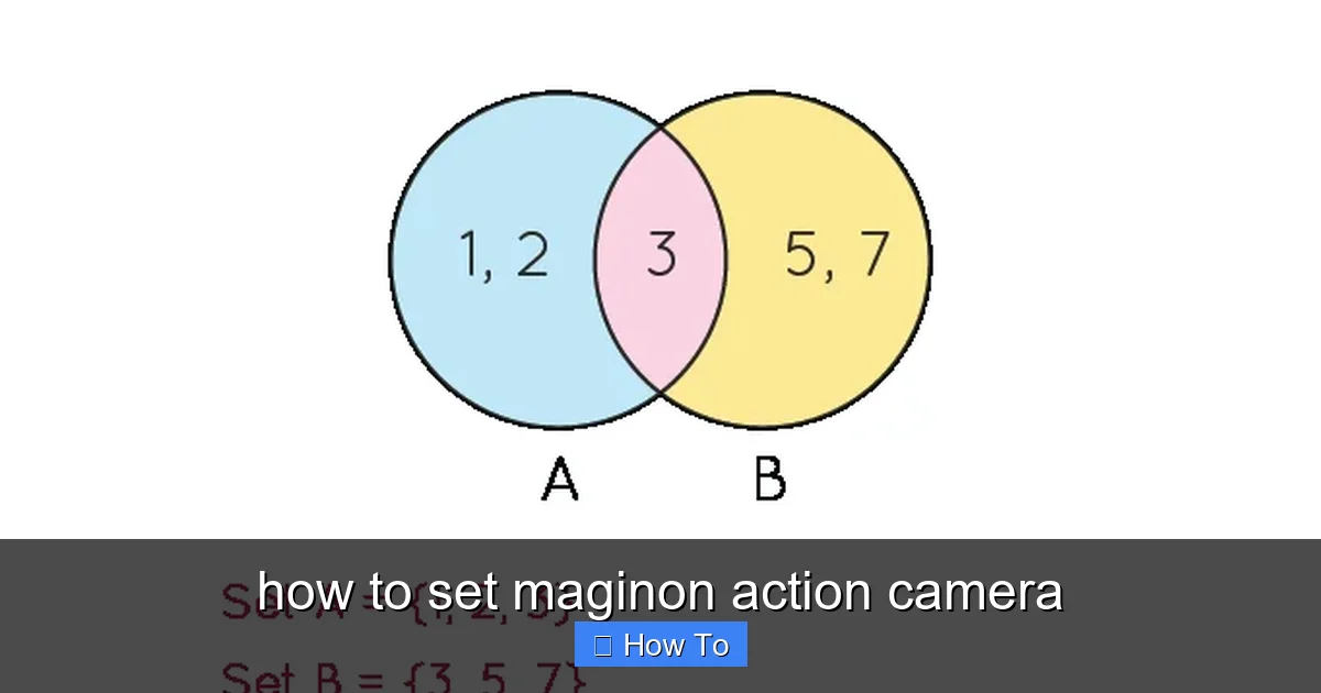 how to set maginon action camera - content1 visual guide