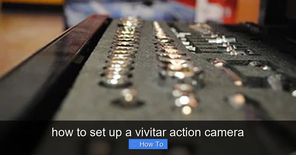how to set up a vivitar action camera - content1 visual guide
