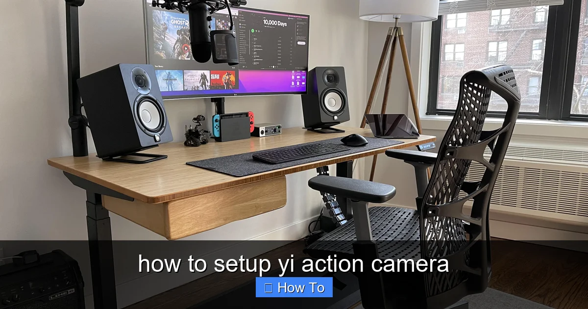 how to setup yi action camera - content2 visual guide