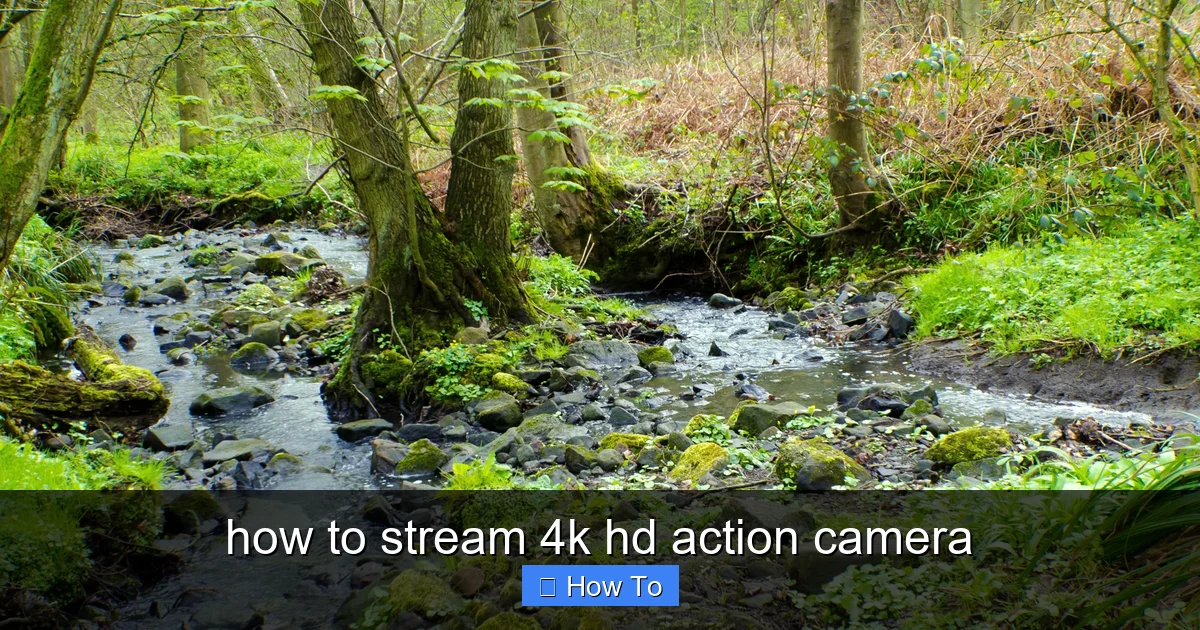 how to stream 4k hd action camera - content1 visual guide