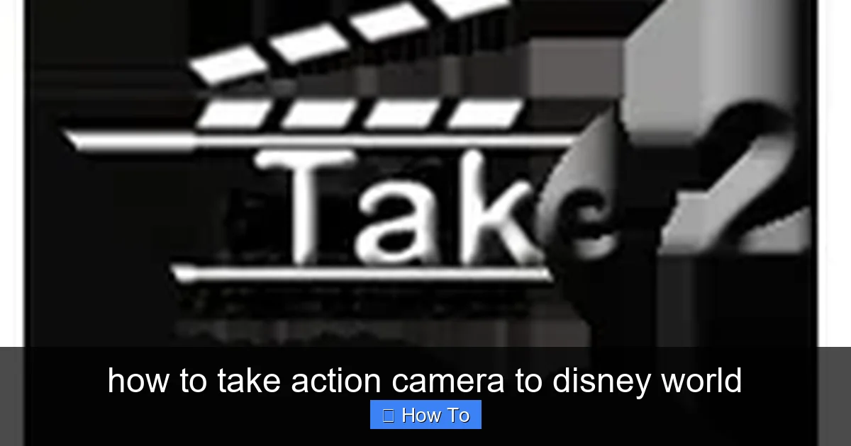 how to take action camera to disney world - content2 visual guide