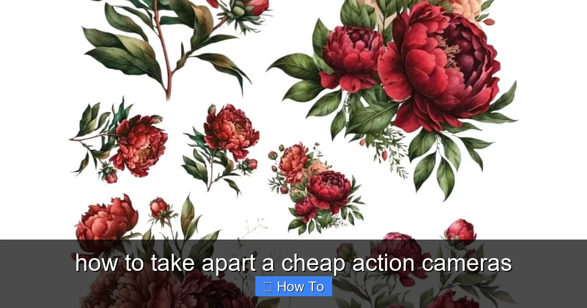how to take apart a cheap action cameras - content2 visual guide