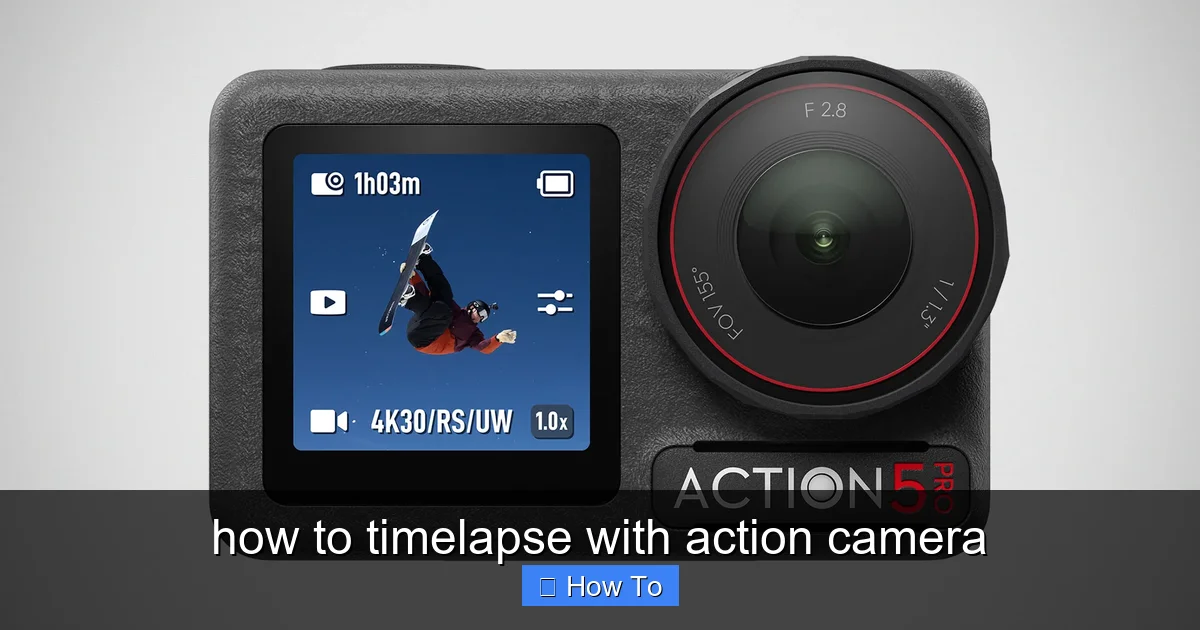 how to timelapse with action camera - content1 visual guide