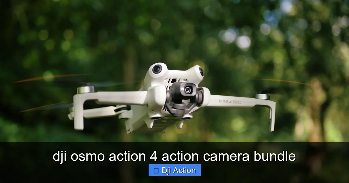 dji osmo action 4 action camera bundle - content1 visual guide