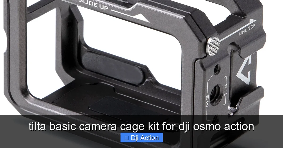 tilta basic camera cage kit for dji osmo action - content1 visual guide