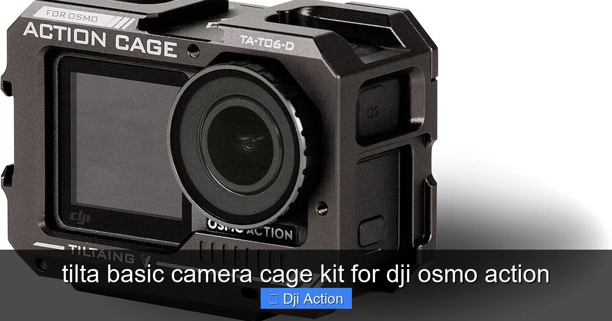 tilta basic camera cage kit for dji osmo action - content2 visual guide