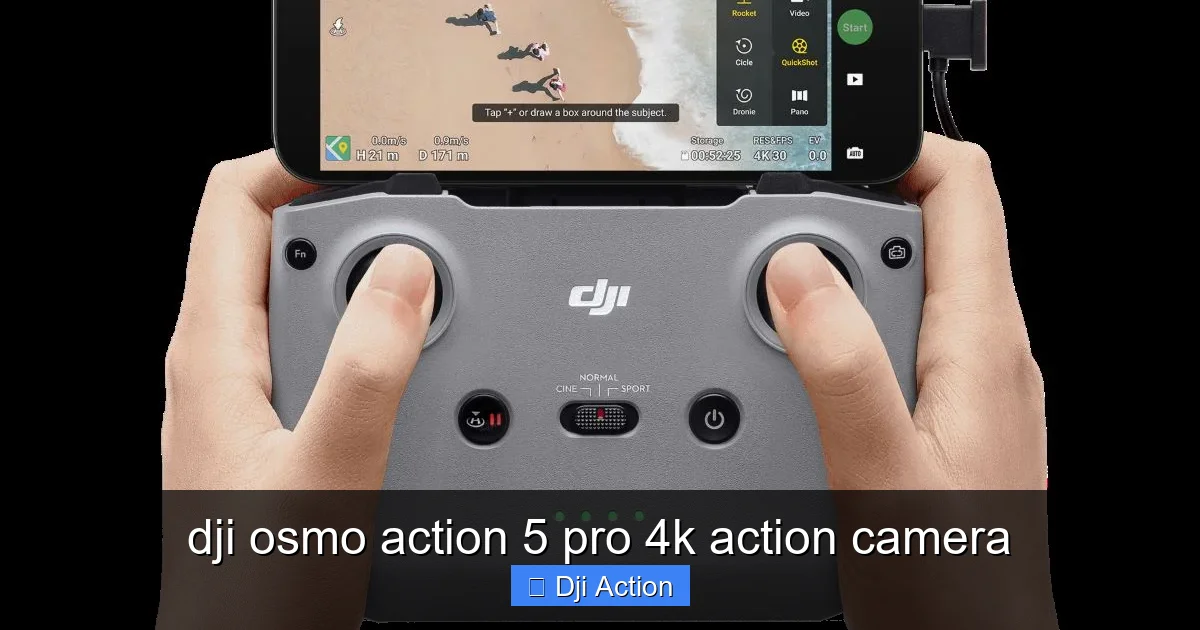 dji osmo action 5 pro 4k action camera - content1 visual guide