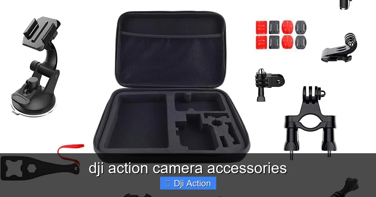 dji action camera accessories - content1 visual guide