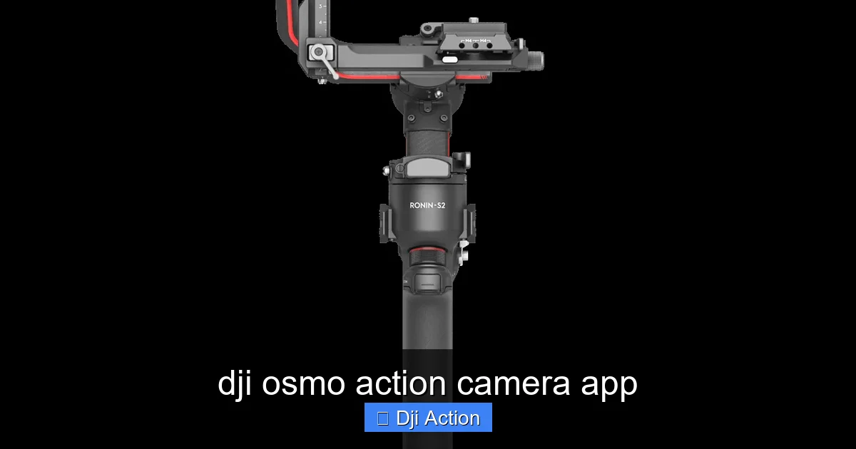 dji osmo action camera app - content2 visual guide