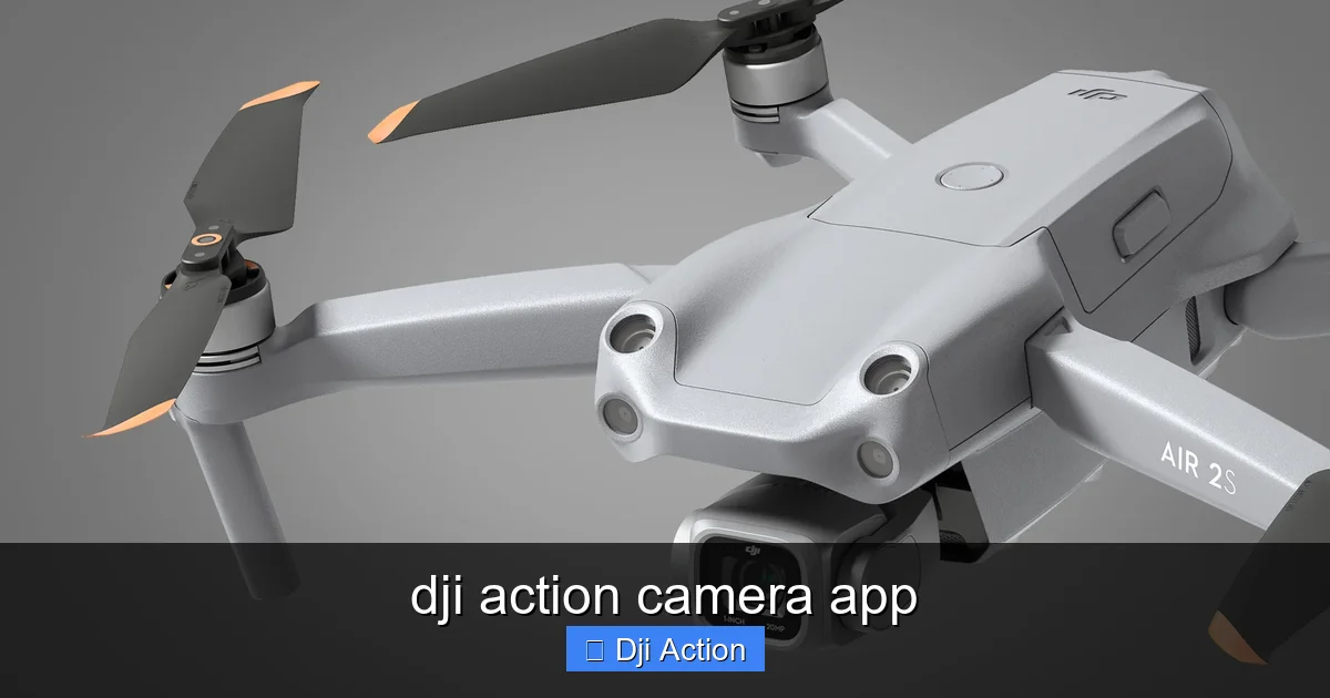 dji action camera app - content1 visual guide
