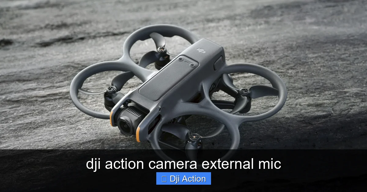 dji action camera external mic - content2 visual guide