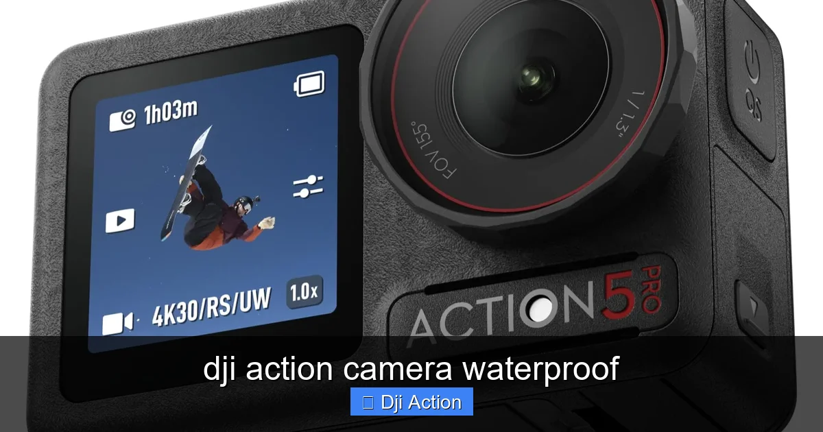 dji action camera waterproof - content1 visual guide