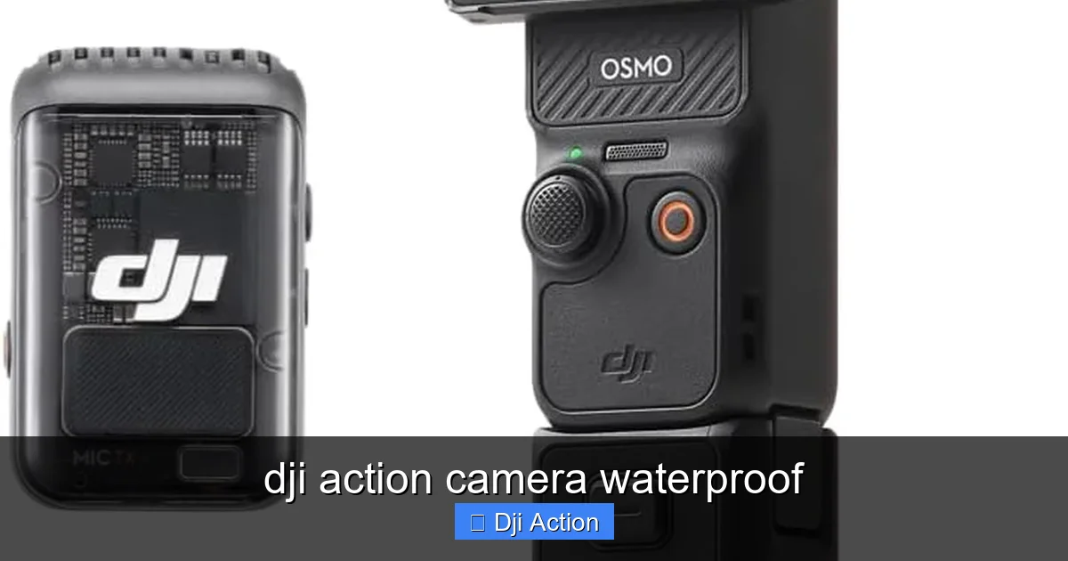 dji action camera waterproof - content2 visual guide
