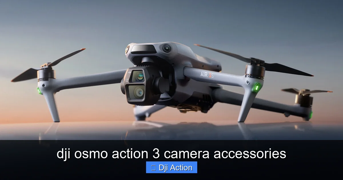 dji osmo action 3 camera accessories - content2 visual guide