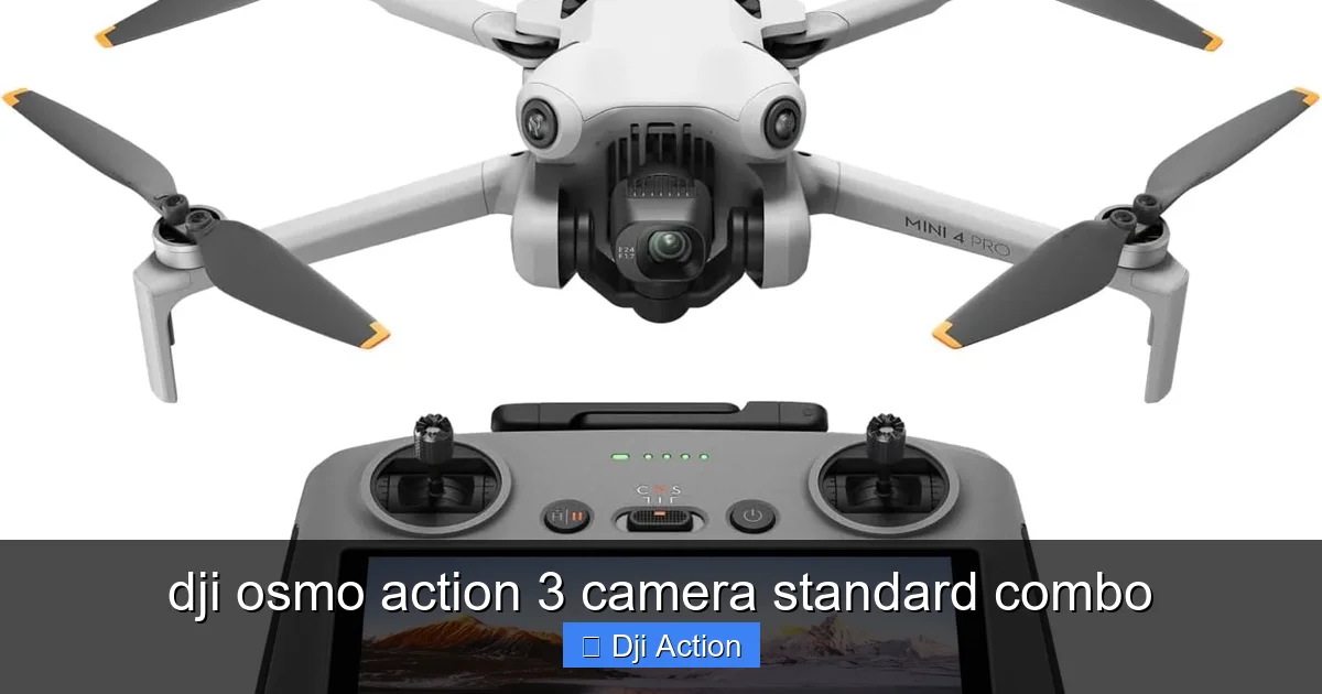 dji osmo action 3 camera standard combo - content1 visual guide