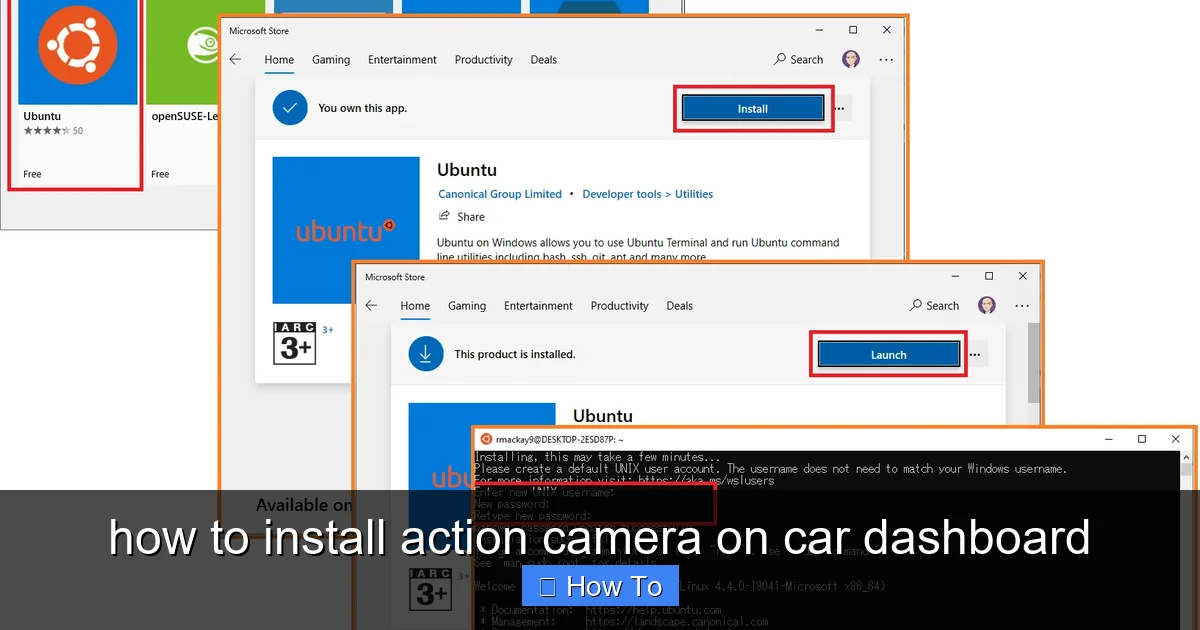 how to install action camera on car dashboard - content2 visual guide