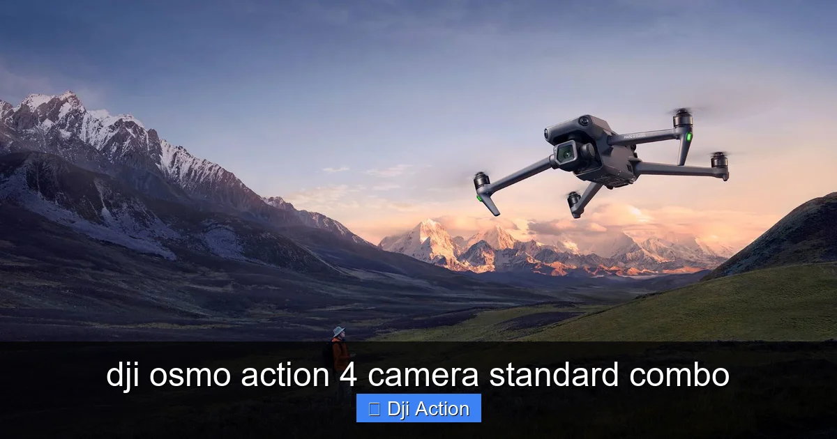 dji osmo action 4 camera standard combo - content1 visual guide
