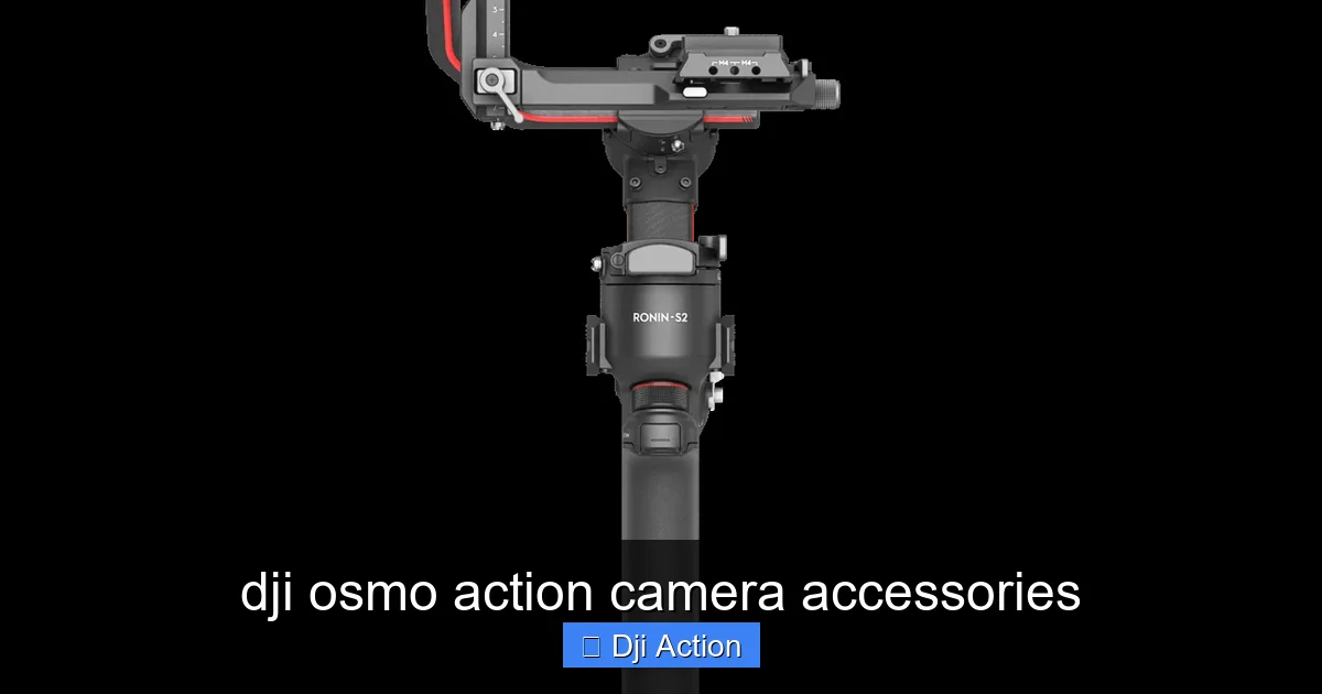 dji osmo action camera accessories - content2 visual guide