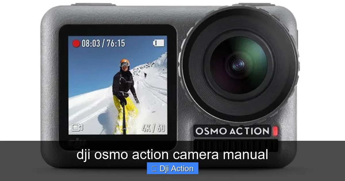 dji osmo action camera manual - content2 visual guide