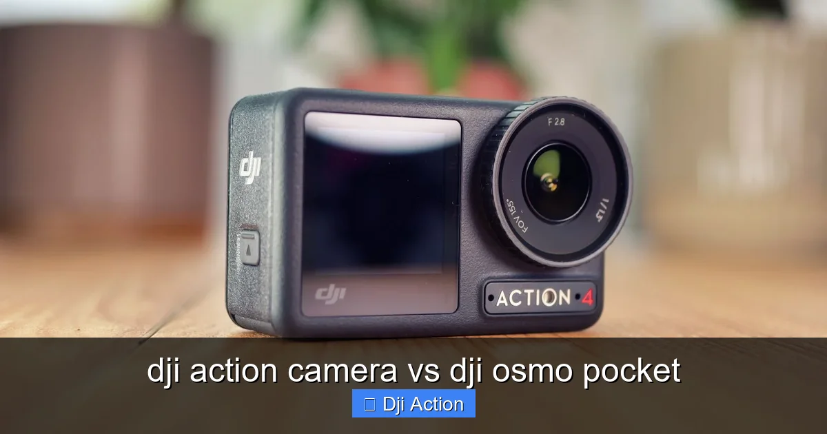 dji action camera vs dji osmo pocket - content2 visual guide