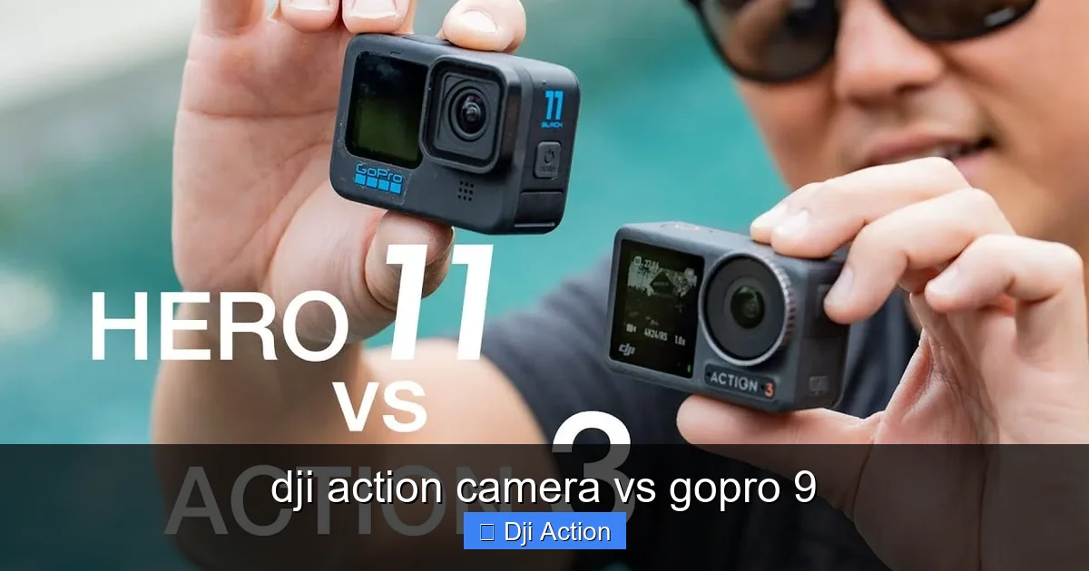 dji action camera vs gopro 9 - content1 visual guide