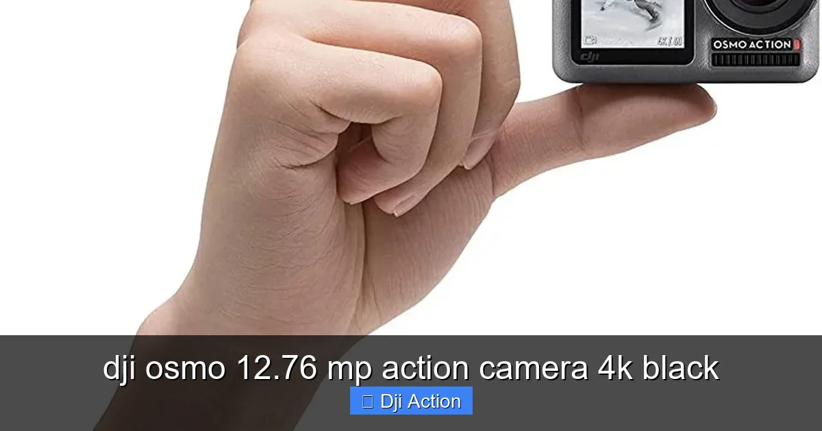 dji osmo 12.76 mp action camera 4k black - content1 visual guide