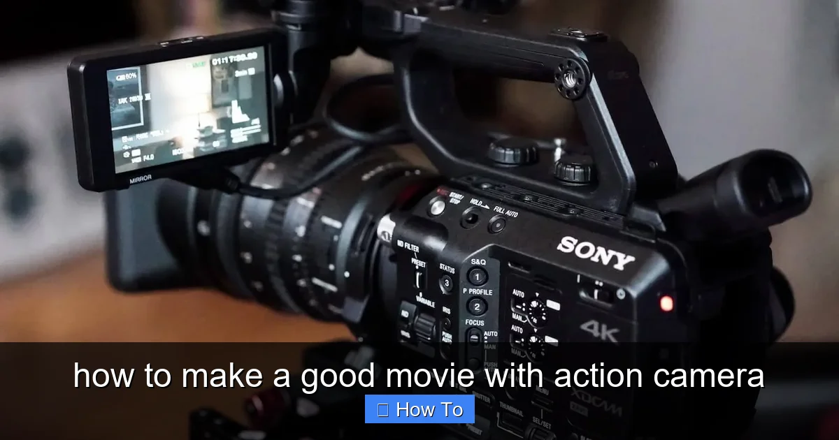 how to make a good movie with action camera - content1 visual guide