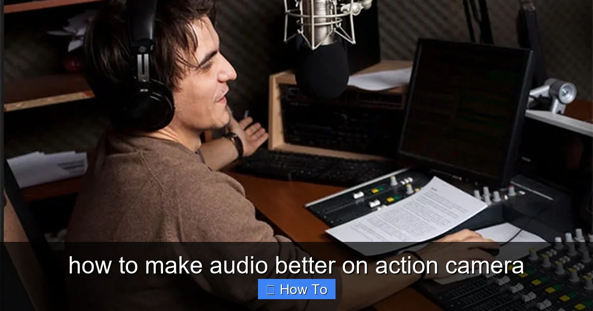 how to make audio better on action camera - content1 visual guide