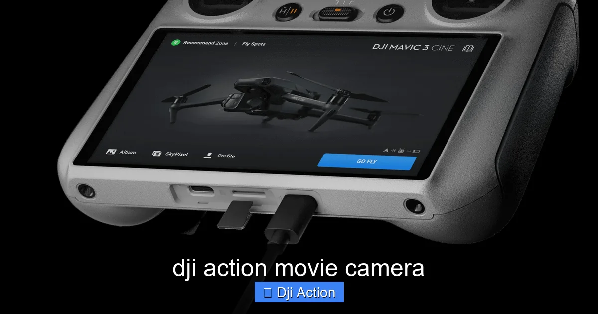 Featured image for dji action movie camera