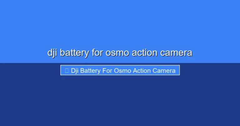Featured image for dji battery for osmo action camera