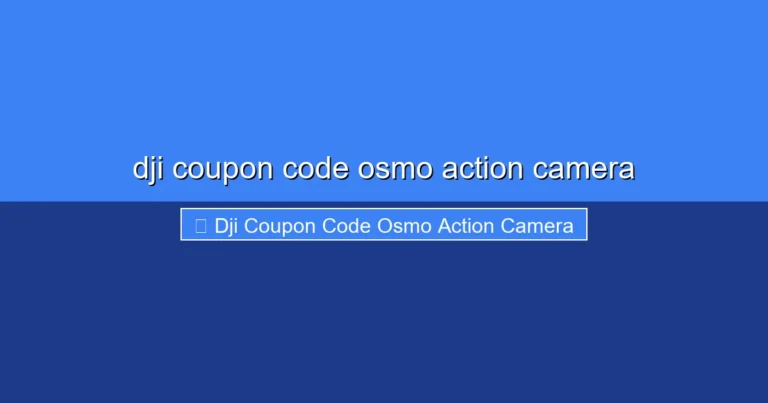 Featured image for dji coupon code osmo action camera