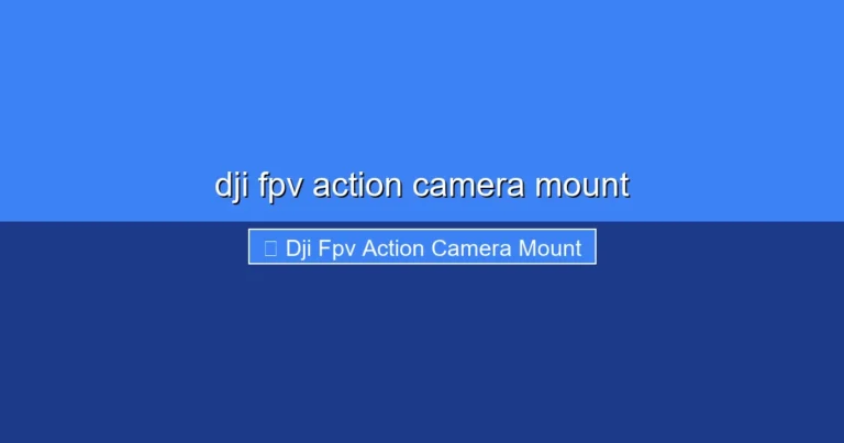 Featured image for dji fpv action camera mount