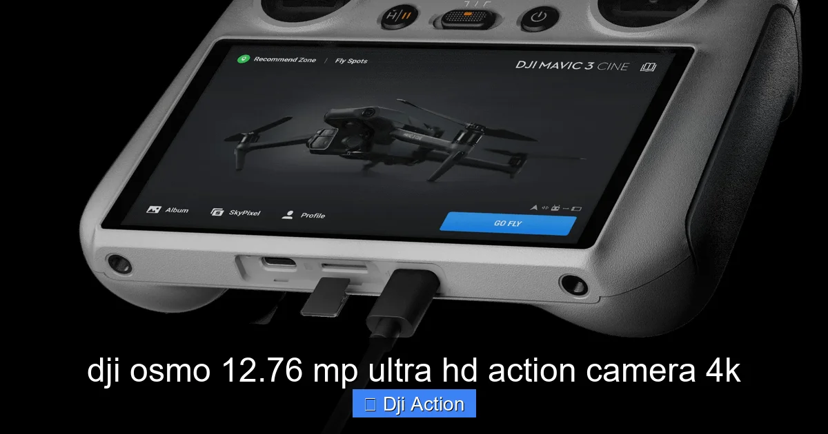 Featured image for dji osmo 12.76 mp ultra hd action camera 4k