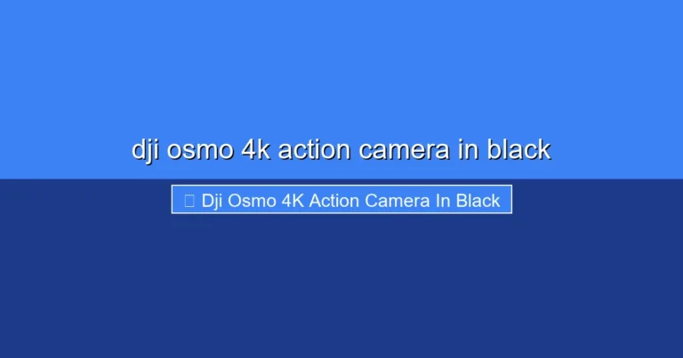 Featured image for dji osmo 4k action camera in black